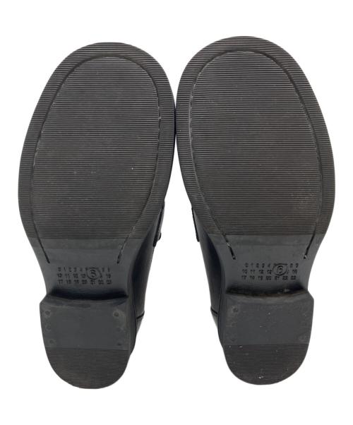 MM6 Maison Margiela（エムエムシックスメゾンマルジェラ）MM6 Maison Margiela (エムエムシックスメゾンマルジェラ) シティ バイカーローファ- ブラック サイズ:40の古着・服飾アイテム