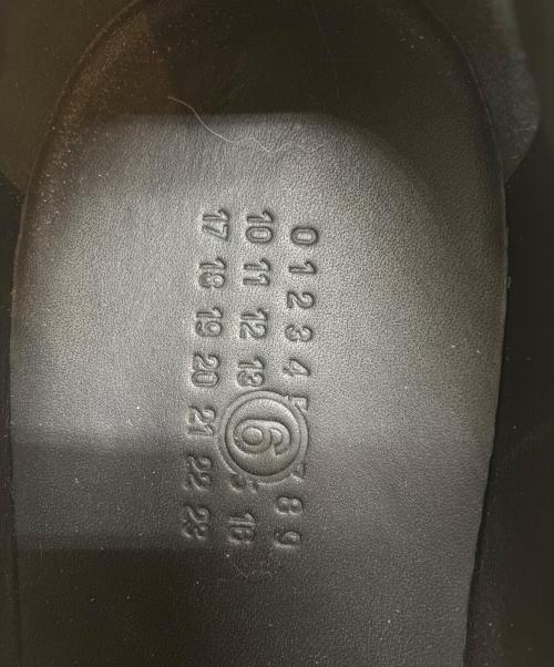 MM6 Maison Margiela（エムエムシックスメゾンマルジェラ）MM6 Maison Margiela (エムエムシックスメゾンマルジェラ) シティ バイカーローファ- ブラック サイズ:40の古着・服飾アイテム