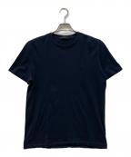 LOUIS VUITTONルイ ヴィトン）の古着「サークルLV刺繍入りクルーネック半袖Tシャツ」｜ネイビー