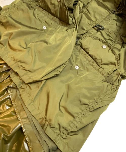 MONCLER（モンクレール）MONCLER (モンクレール) sacai (サカイ) ナイロンジャケット グリーン サイズ:0(XS〜S相当)の古着・服飾アイテム