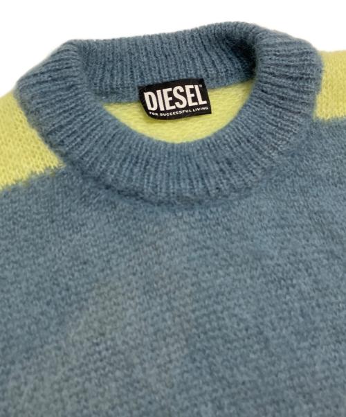 DIESEL（ディーゼル）DIESEL (ディーゼル) モヘア混ニット マルチカラー サイズ:Sの古着・服飾アイテム