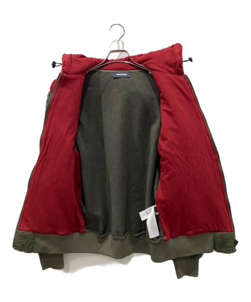 DIESEL（ディーゼル）DIESEL (ディーゼル) ボアジャケット グリーン サイズ:XSの古着・服飾アイテム