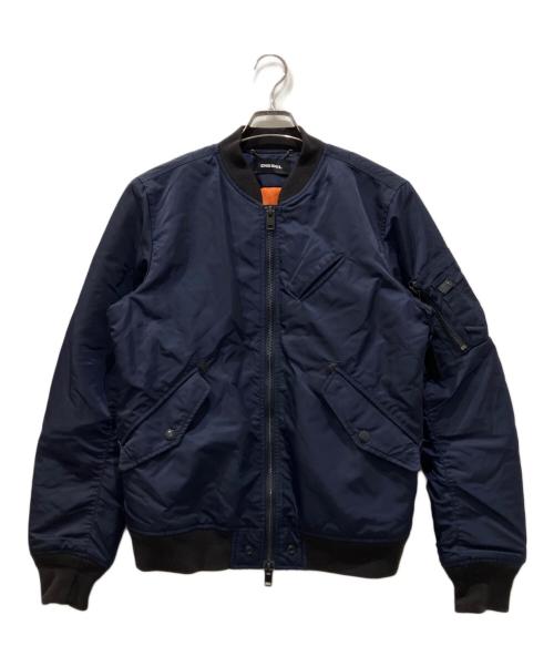DIESEL（ディーゼル）DIESEL (ディーゼル) MA-1ジャケット ネイビー サイズ:Mの古着・服飾アイテム