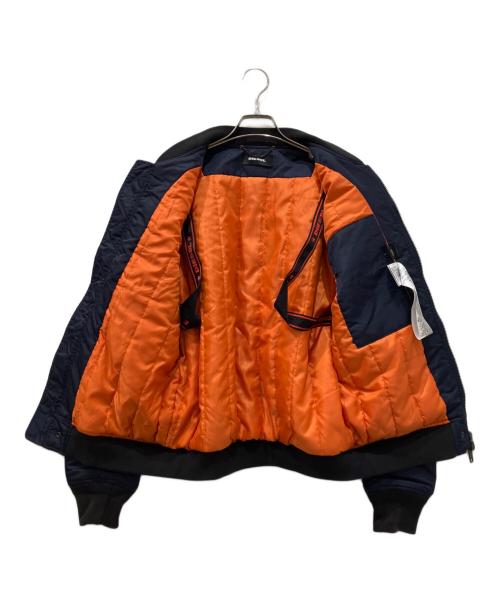 DIESEL（ディーゼル）DIESEL (ディーゼル) MA-1ジャケット ネイビー サイズ:Mの古着・服飾アイテム