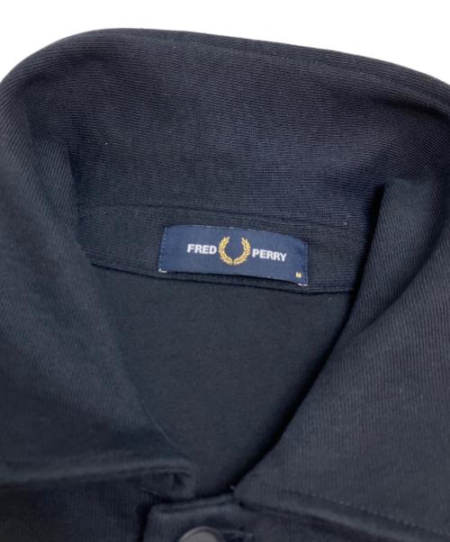 FRED PERRY（フレッドペリー）FRED PERRY (フレッドペリー) HEAVYWEIGHT SWEAT OVERSHIRT ネイビー サイズ:Mの古着・服飾アイテム