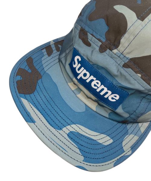 SUPREME（シュプリーム）Supreme (シュプリーム) Camo Camp Cap/キャップ ブルー サイズ:表記なしの古着・服飾アイテム