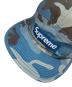 中古・古着 Supreme (シュプリーム) Camo Camp Cap/キャップ ブルー サイズ:表記なし：7000円
