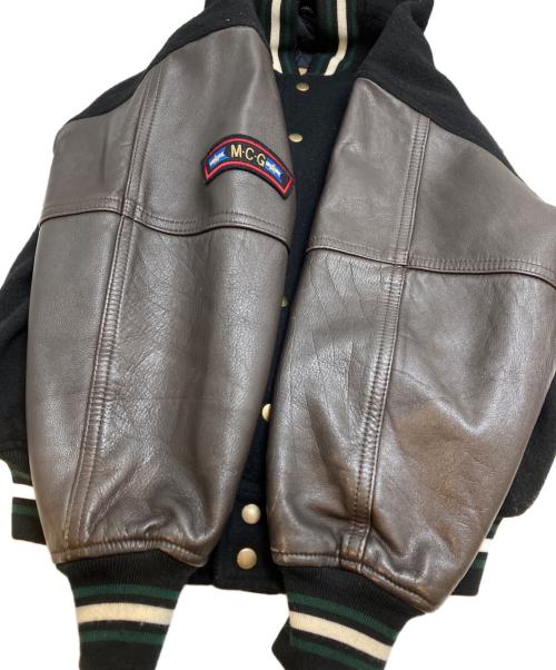 McGREGOR（マックレガー）McGREGOR (マックレガー) レザー切替スタジャン ブラック サイズ:Mの古着・服飾アイテム