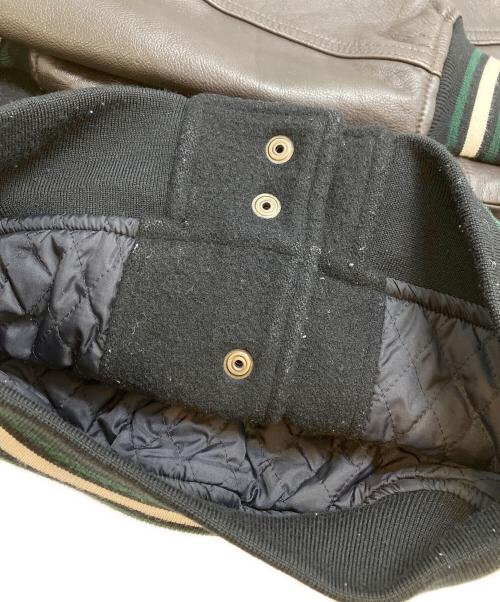 McGREGOR（マックレガー）McGREGOR (マックレガー) レザー切替スタジャン ブラック サイズ:Mの古着・服飾アイテム