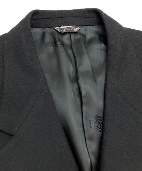 GIANNI VERSACE（ジャンニ・ヴェルサーチ）GIANNI VERSACE (ジャンニ・ヴェルサーチ) ジップデザインウールジャケット ブラック サイズ:48の古着・服飾アイテム