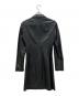 VERSACE JEANS COUTURE (ヴェルサーチ ジーンズクチュール) レザーコート ブラック サイズ:26/40(おおよそMサイズ)：9000円