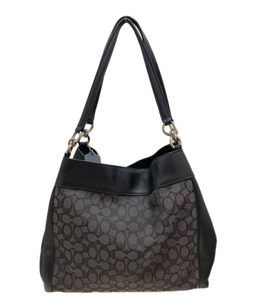 COACH（コーチ）COACH (コーチ) シグネチャートートバッグ グレー サイズ:表記なしの古着・服飾アイテム