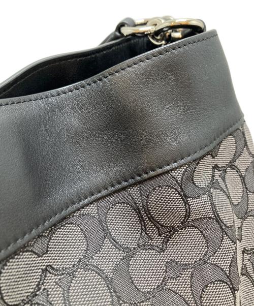 COACH（コーチ）COACH (コーチ) シグネチャートートバッグ グレー サイズ:表記なしの古着・服飾アイテム
