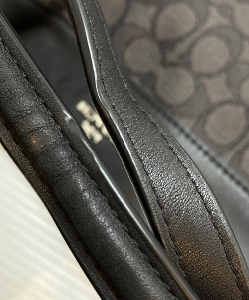 COACH（コーチ）COACH (コーチ) シグネチャートートバッグ グレー サイズ:表記なしの古着・服飾アイテム