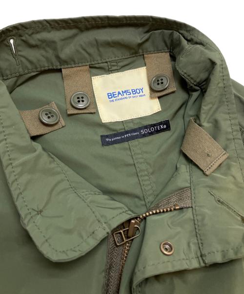 BEAMS BOY（ビームスボーイ）BEAMS BOY (ビームスボーイ) ソロテックス M-65 パーカ カーキ サイズ:FREEの古着・服飾アイテム