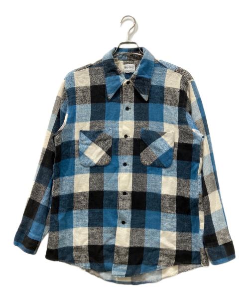 Sir Guy（サーガイ）Sir Guy (サーガイ) ネルシャツ ブルー サイズ:Ⅼの古着・服飾アイテム