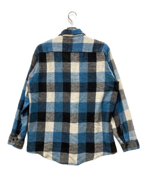 Sir Guy（サーガイ）Sir Guy (サーガイ) ネルシャツ ブルー サイズ:Ⅼの古着・服飾アイテム