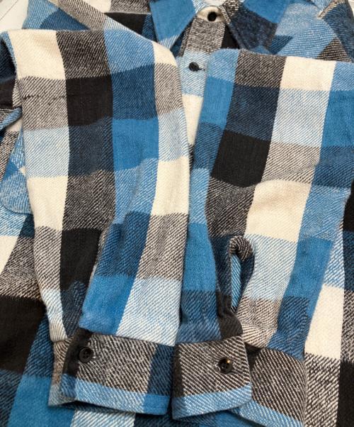 Sir Guy（サーガイ）Sir Guy (サーガイ) ネルシャツ ブルー サイズ:Ⅼの古着・服飾アイテム