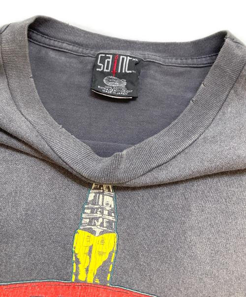 SAINT MICHAEL（セントマイケル）SAINT MICHAEL (セントマイケル) LM-SS TEE / BEATING グレー サイズ:XLの古着・服飾アイテム