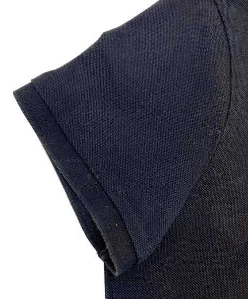 MONCLER（モンクレール）MONCLER (モンクレール) ポロシャツ ブラック サイズ:Mの古着・服飾アイテム