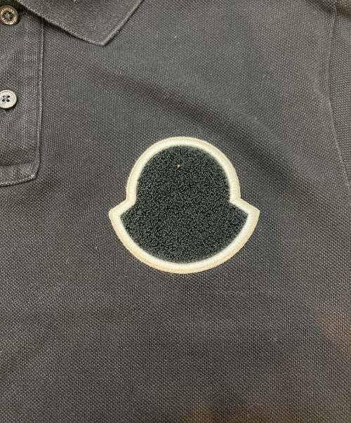 MONCLER（モンクレール）MONCLER (モンクレール) ポロシャツ ブラック サイズ:Mの古着・服飾アイテム