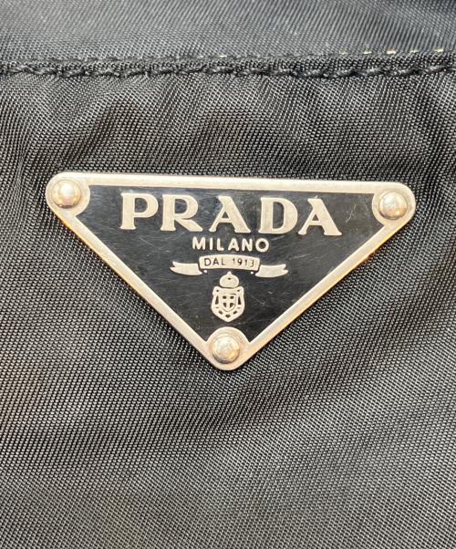 PRADA（プラダ）PRADA (プラダ) ナイロンショルダーバッグ ブラックの古着・服飾アイテム