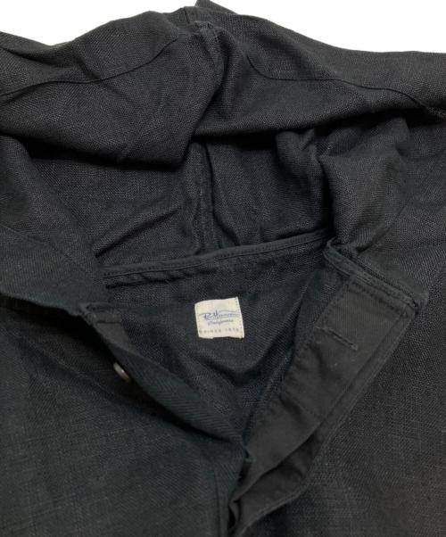 Ron Herman（ロンハーマン）Ron Herman (ロンハーマン) リネンプルオーバーパーカー ブラック サイズ:Sの古着・服飾アイテム
