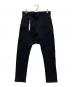 ISAMU KATAYAMA BACKLASH（イサムカタヤマ・バックラッシュ）の古着「SUPER STRETCH DOBBY CLOTH SARROUEL SKINNY PANTS」｜ブラック