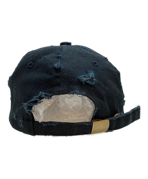 MINUS（マイナス）MINUS (マイナス) Bootleg Cap With Damaged(BOX) ブラックの古着・服飾アイテム
