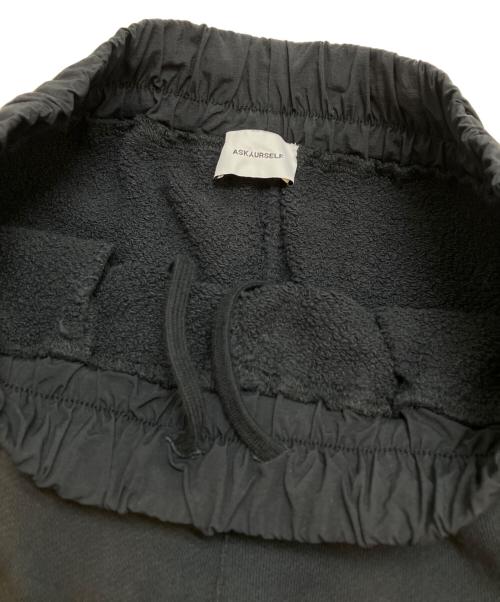 askyurself（アスクユアセルフ）ASKYURSELF (アスクユアセルフ) CROSS WAFFLE VINTAGE SHORTS ブラック サイズ:Mの古着・服飾アイテム