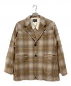 JANE SMITH×FRAMeWORK×PENDLETONジェーンスミス×フレームワーク×ペンドルトン）の古着「別注CHECK シャツジャケット」｜ブラウン