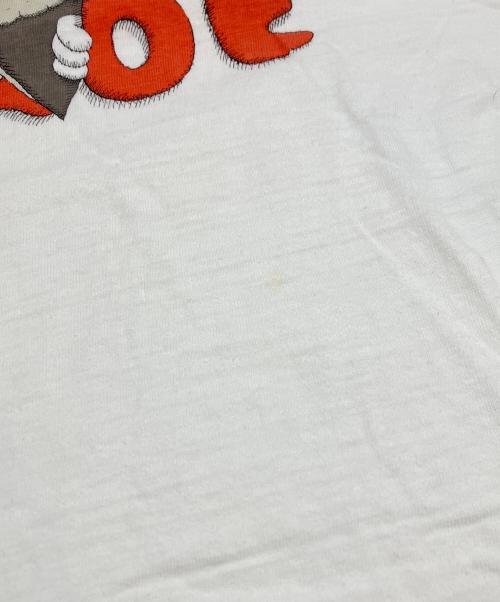 KAWS（カウズ）KAWS (カウズ) HUMAN MADE (ヒューマンメイド) Tシャツ ホワイト サイズ:Mの古着・服飾アイテム