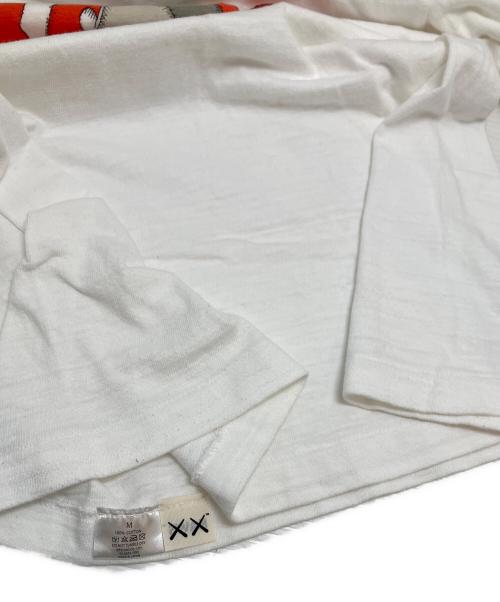 KAWS（カウズ）KAWS (カウズ) HUMAN MADE (ヒューマンメイド) Tシャツ ホワイト サイズ:Mの古着・服飾アイテム