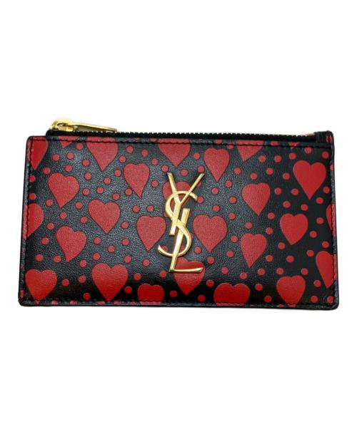 Saint Laurent Paris（サンローランパリ）Saint Laurent Paris (サンローランパリ) ジップカードケース ブラック サイズ:表記なしの古着・服飾アイテム