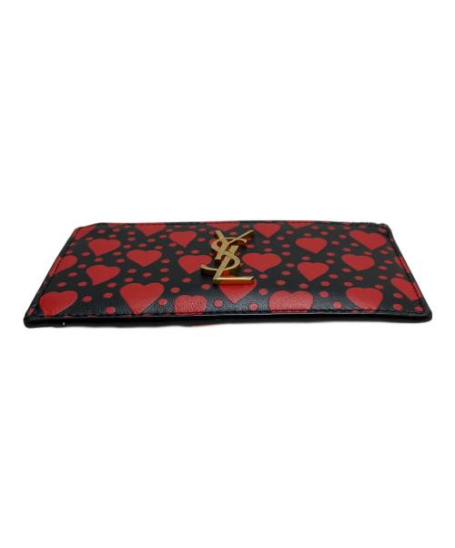 Saint Laurent Paris（サンローランパリ）Saint Laurent Paris (サンローランパリ) ジップカードケース ブラック サイズ:表記なしの古着・服飾アイテム