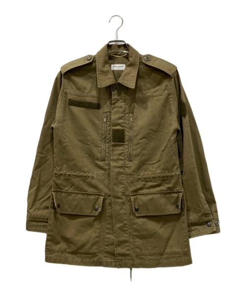 Saint Laurent Paris（サンローランパリ）Saint Laurent Paris (サンローランパリ) M65フィールドジャケット グリーン サイズ:F36(およそMサイズ)の古着・服飾アイテム