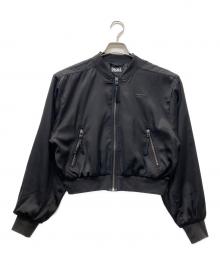 DIESEL（ディーゼル）の古着「G-NOAK-OUT/ボンバージャケット」｜ブラック