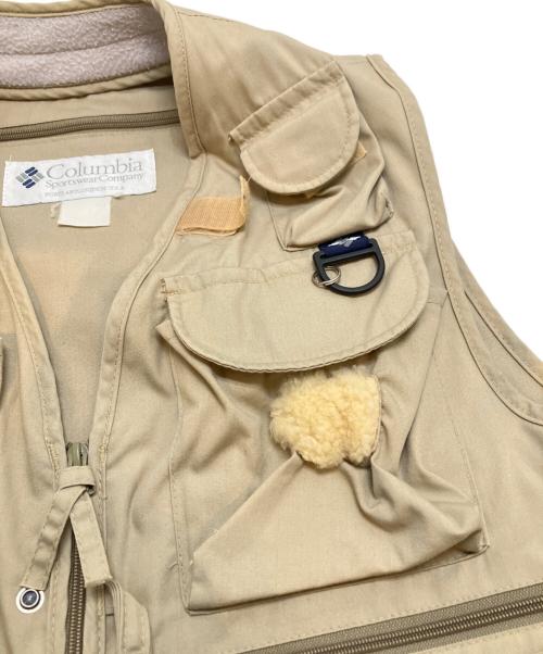 Columbia（コロンビア）Columbia (コロンビア) マルチポケットベスト ベージュ サイズ:表記なしの古着・服飾アイテム