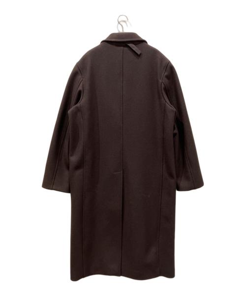 ZARA（ザラ）ZARA (ザラ) STUDIO NICHOLSON (スタジオ ニコルソン) パッチレザーコート ブラウン サイズ:Mの古着・服飾アイテム