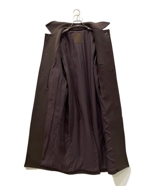 ZARA（ザラ）ZARA (ザラ) STUDIO NICHOLSON (スタジオ ニコルソン) パッチレザーコート ブラウン サイズ:Mの古着・服飾アイテム