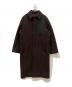 ZARA（ザラ）の古着「パッチレザーコート」｜ブラウン