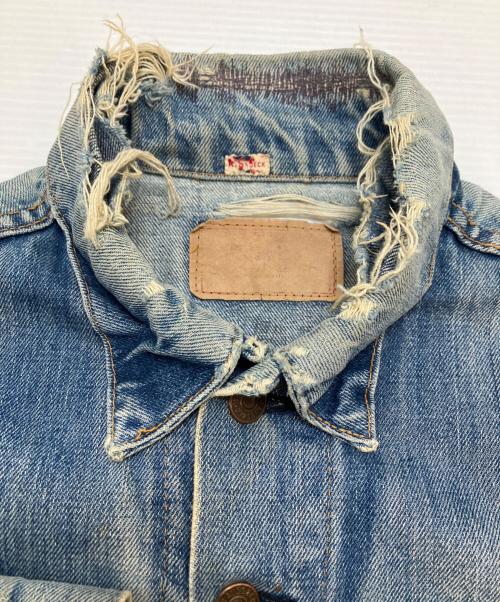 LEVI'S（リーバイス）LEVI'S (リーバイス) 60‘sヴィンテージ4thデニムジャケット インディゴ サイズ:S相当の古着・服飾アイテム