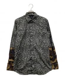DIESEL（ディーゼル）の古着「レオパードシャツ」｜カーキ