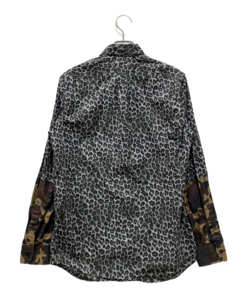 DIESEL（ディーゼル）DIESEL (ディーゼル) レオパードシャツ カーキ サイズ:XSの古着・服飾アイテム