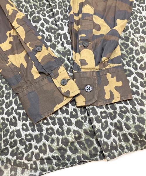 DIESEL（ディーゼル）DIESEL (ディーゼル) レオパードシャツ カーキ サイズ:XSの古着・服飾アイテム