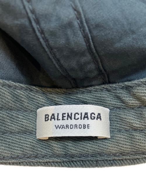 BALENCIAGA（バレンシアガ）BALENCIAGA (バレンシアガ) キャップ インディゴの古着・服飾アイテム