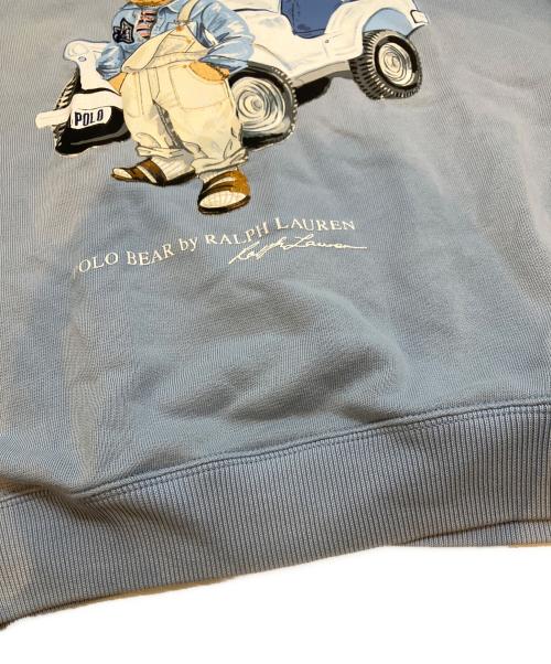 POLO RALPH LAUREN（ポロ・ラルフローレン）POLO RALPH LAUREN (ポロ・ラルフローレン) 半袖スウェット スカイブルー サイズ:XSの古着・服飾アイテム