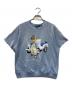 POLO RALPH LAUREN（ポロ・ラルフローレン）の古着「半袖スウェット」｜スカイブルー