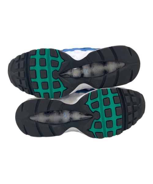NIKE（ナイキ）NIKE (ナイキ) BIGBUBBLE WHITE/EMERALD GREEN-LAKE BLUE ブルー サイズ:27CMの古着・服飾アイテム
