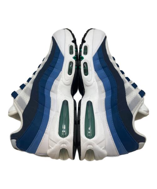 NIKE（ナイキ）NIKE (ナイキ) BIGBUBBLE WHITE/EMERALD GREEN-LAKE BLUE ブルー サイズ:27CMの古着・服飾アイテム